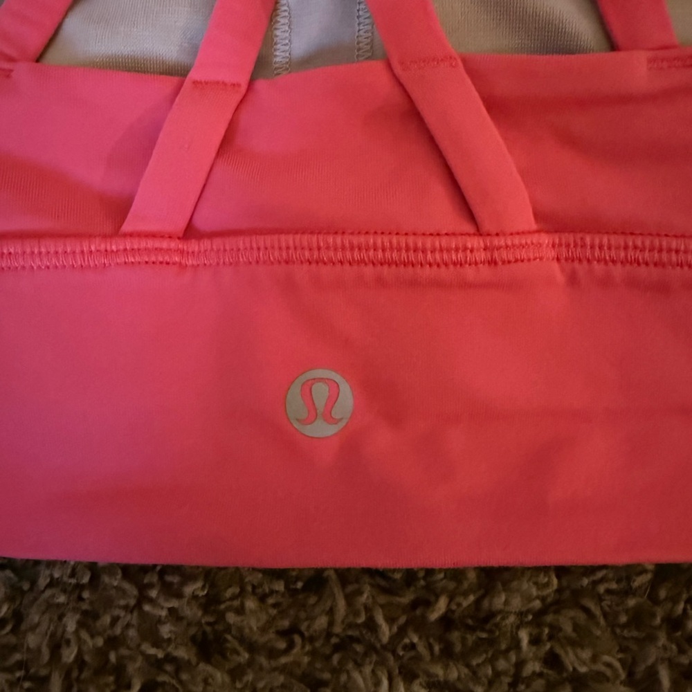 Lululemon Athletica Vibrant Pink Sports Bra - Picture 3 of 4